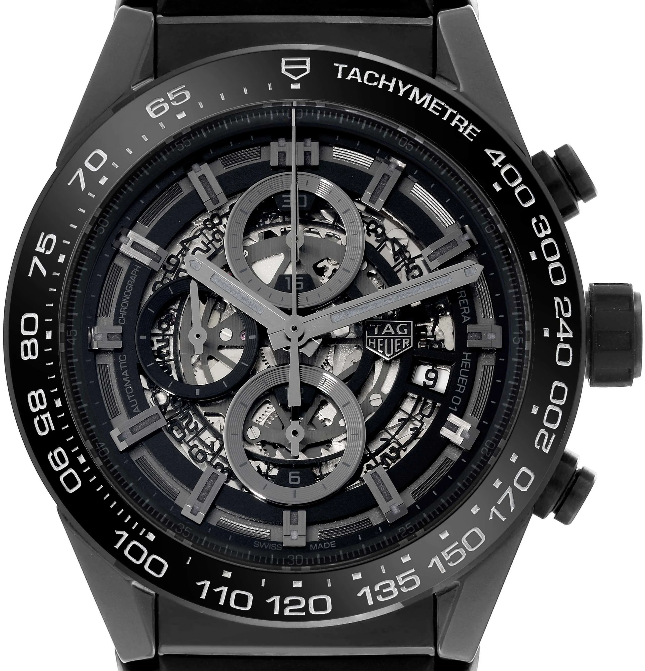 TAG Heuer Carrera Calibre HEUER 01 CAR2A90.FT6071 45mm Ceramic Skeleton