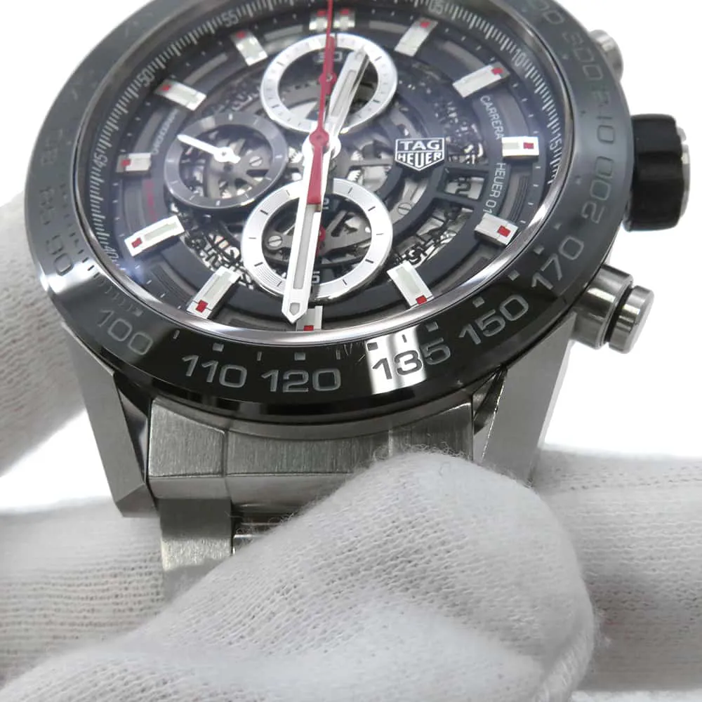 TAG Heuer Carrera CAR2A1W.BA0703 43mm Stainless steel Skeleton 3