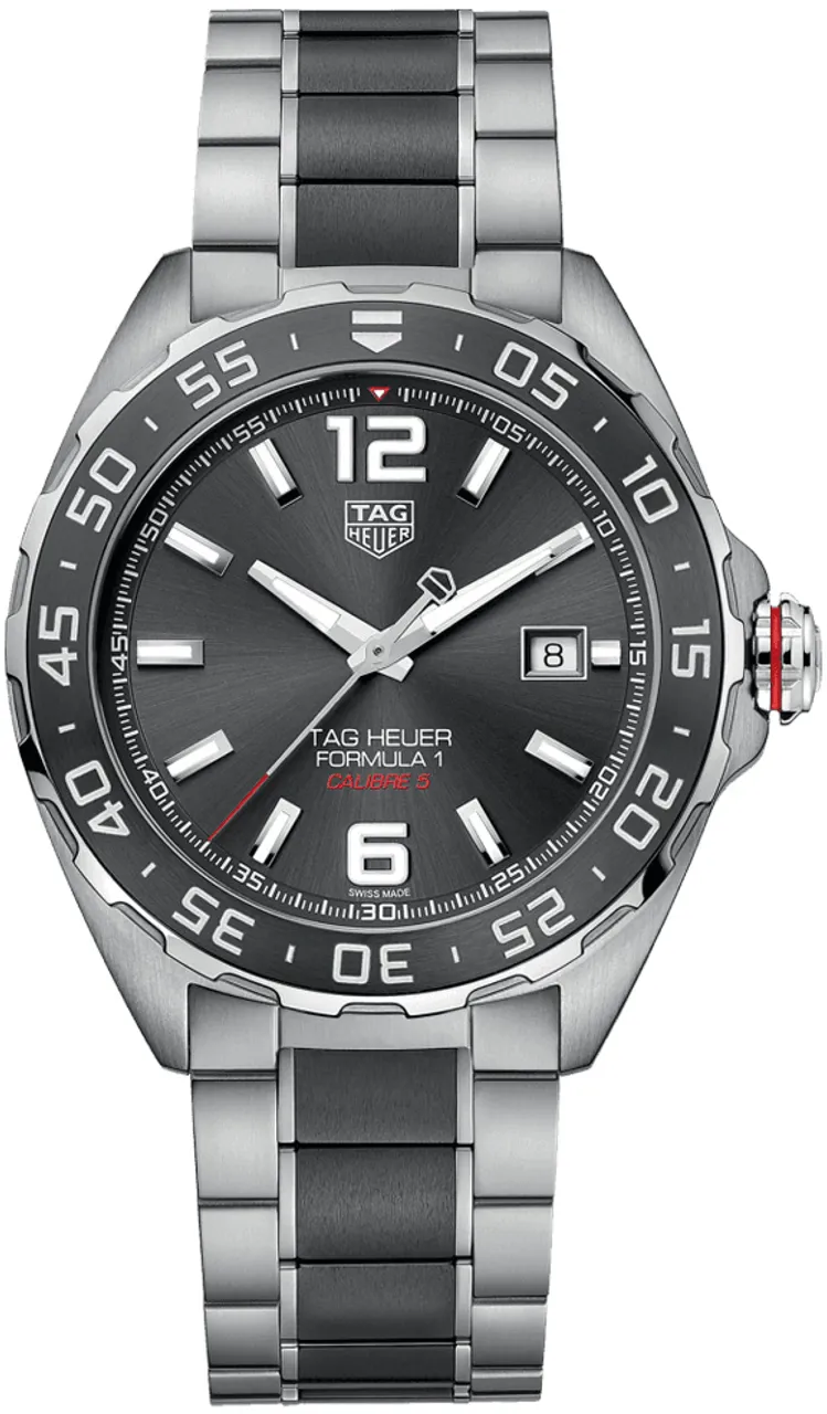 TAG Heuer Formula 1 Calibre 5 WAZ2011.BA0843 43mm Ceramic and Stainless steel Gray