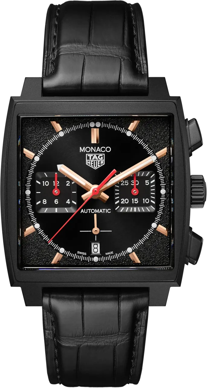 TAG Heuer Monaco CBL2180.FC6497 39mm Stainless steel Black