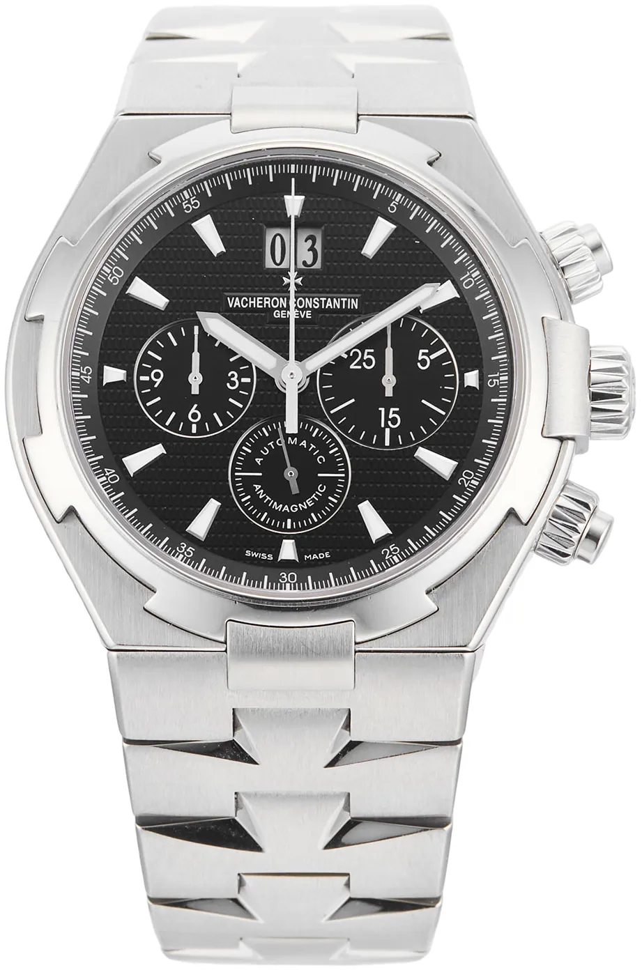 Vacheron Constantin Overseas Chronograph 49150 42mm Stainless steel Black