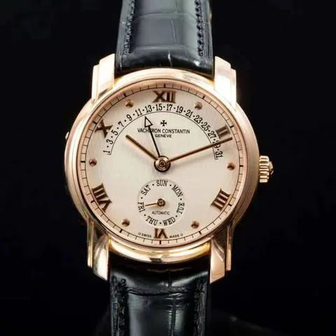 Vacheron Constantin Patrimony 47245/000R-8775 38mm Rose gold Silver