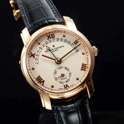 Vacheron Constantin Patrimony 47245/000R-8775 38mm Rose gold Silver 1