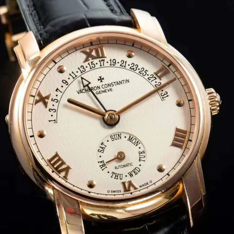 Vacheron Constantin Patrimony 47245/000R-8775 38mm Rose gold Silver 3