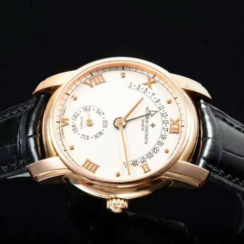 Vacheron Constantin Patrimony 47245/000R-8775 38mm Rose gold Silver 4