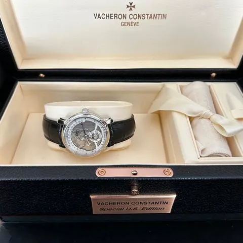 Vacheron Constantin Patrimony 47247 37mm Platinum Silver 2