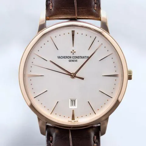 Vacheron Constantin Patrimony 85180/000r-9248 40mm Rose gold Silver