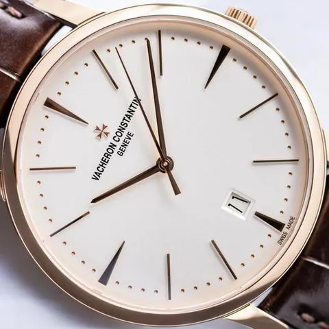 Vacheron Constantin Patrimony 85180/000r-9248 40mm Rose gold Silver 4