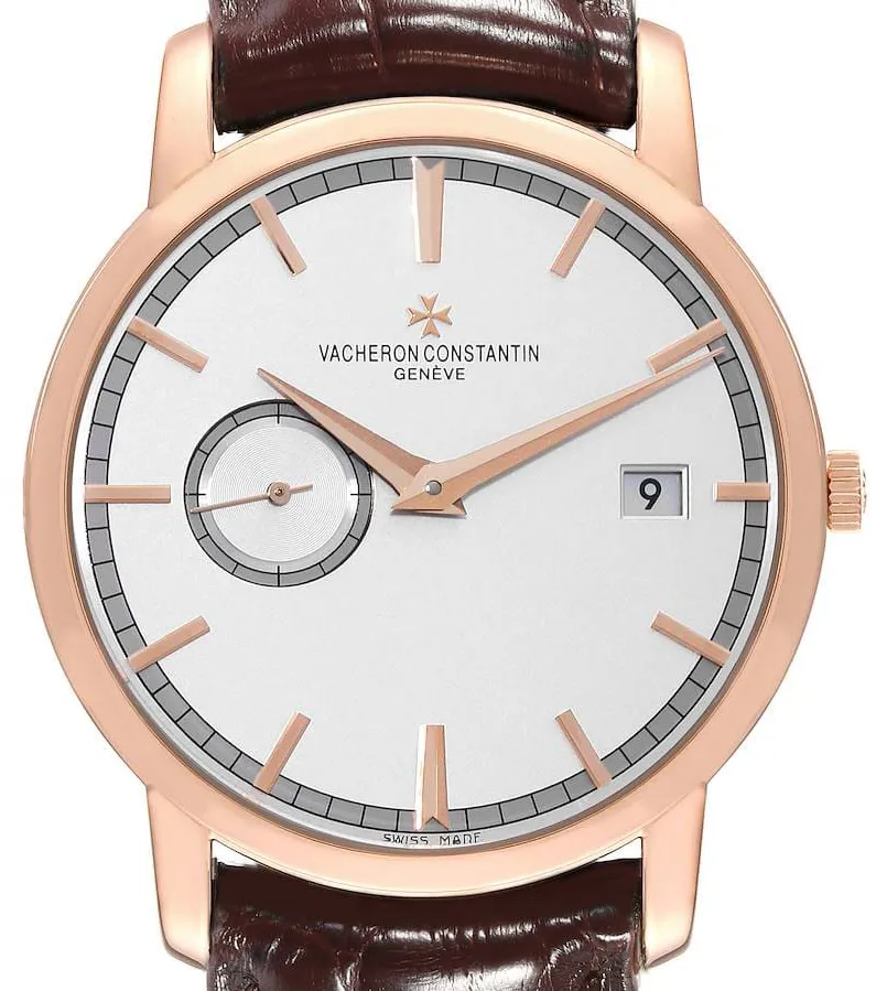 Vacheron Constantin Traditionnelle 87172/000R-9302 38mm Rose gold Silver