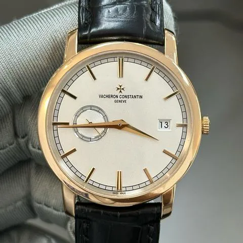 Vacheron Constantin Traditionnelle 87172/000R-9302 38mm Rose gold Silver