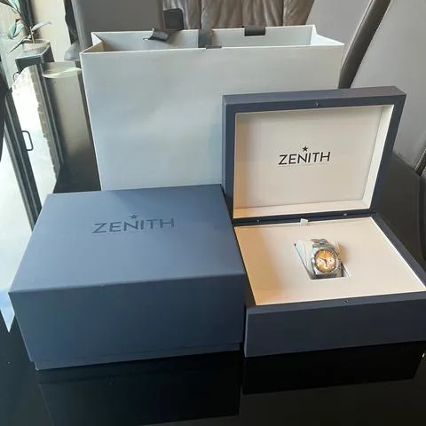 Zenith Revival 03.A384.400/385.M385 37mm Stainless steel Brown