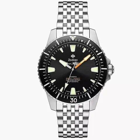 Zodiac Sea Wolf ZO3552 42mm Stainless steel Black