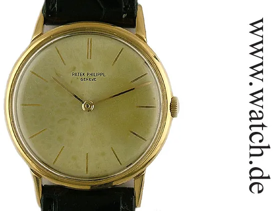 Patek Philippe Calatrava 3416 33mm Yellow gold Champagne