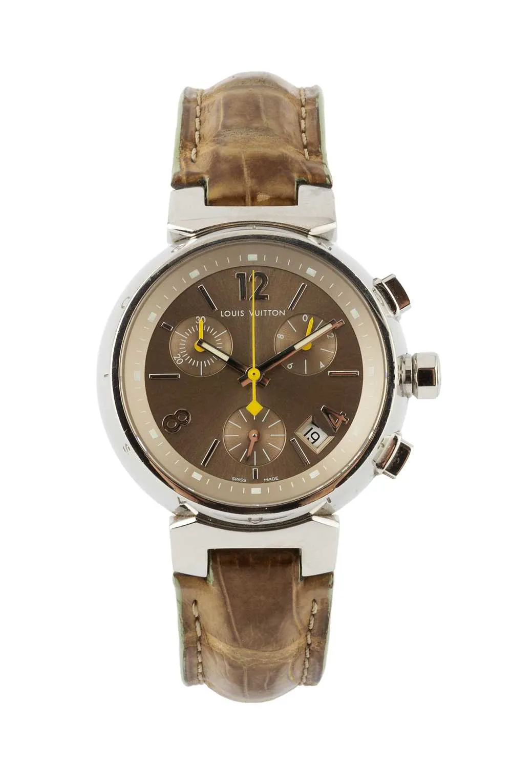 Louis Vuitton 34mm Stainless steel Champagne