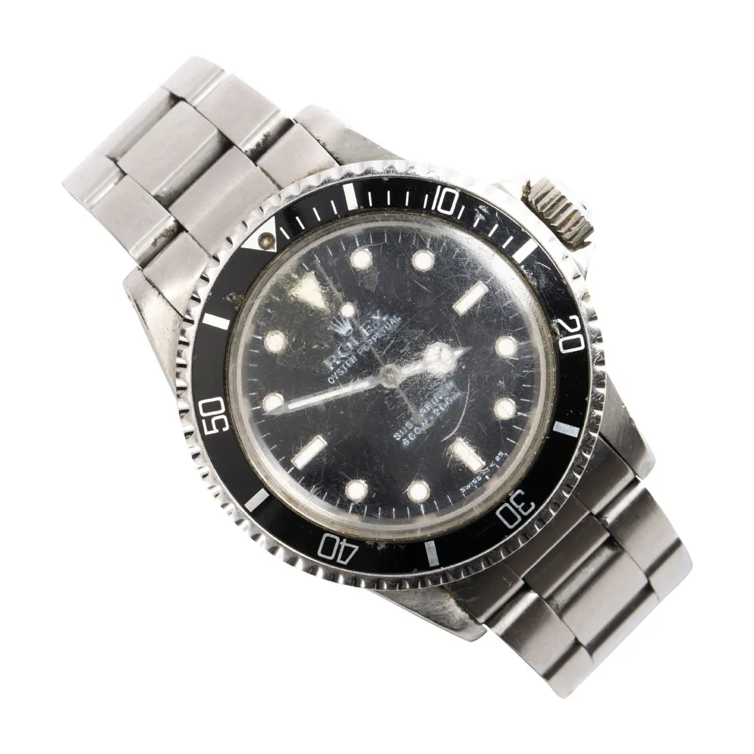 Rolex Submariner 5513 40mm Stainless steel Black