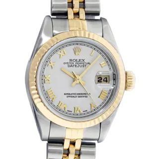 Rolex Oyster Perpetual "Datejust" Stainless steel and 18k yellow gold Silver