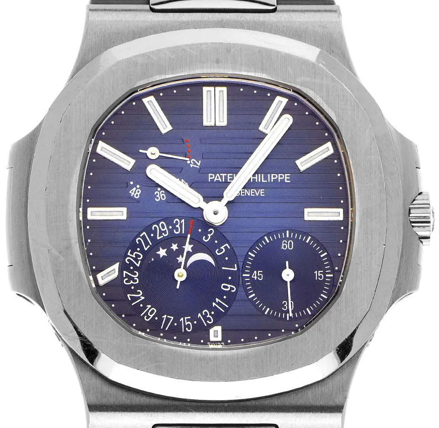 Patek Philippe Nautilus Moonphase 5712/1A-001 40mm Stainless steel Blue