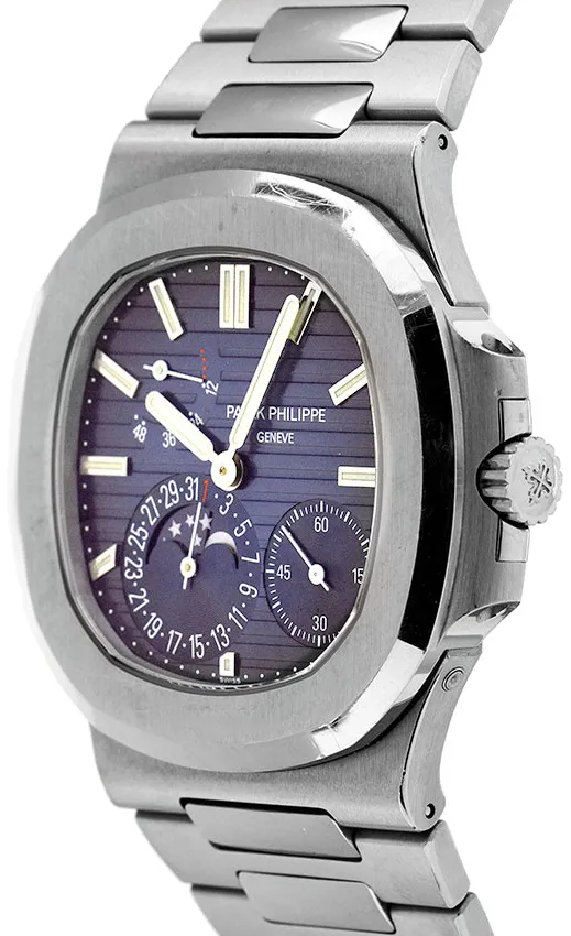 Patek Philippe Nautilus Moonphase 5712/1A-001 40mm Stainless steel Blue 2