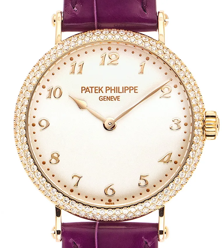 Patek Philippe Calatrava 7200/200R-001 34.5mm Yellow gold Silver