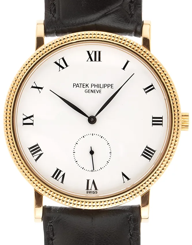 Patek Philippe Calatrava 3919 33mm Yellow gold White