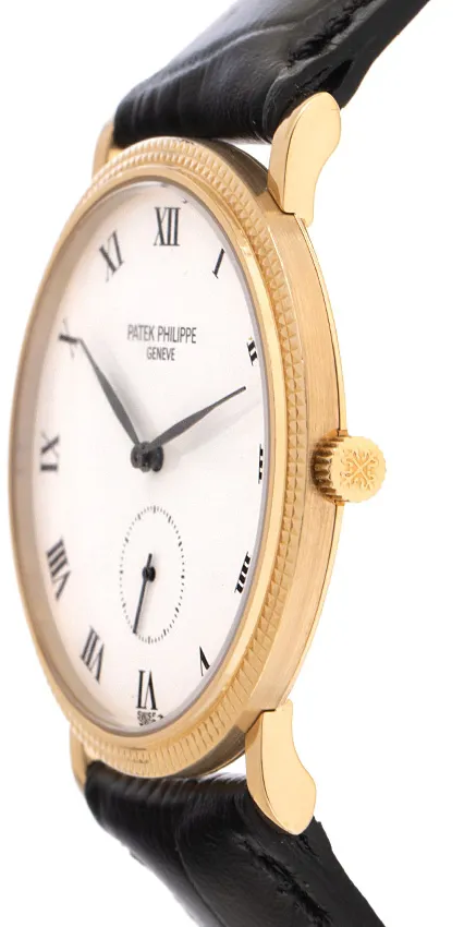 Patek Philippe Calatrava 3919 33mm Yellow gold White 2