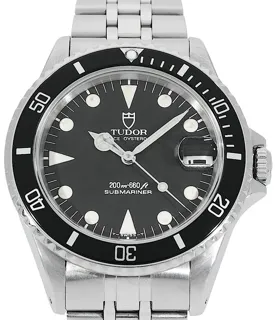 Tudor Oysterdate 75090 Stainless steel Black