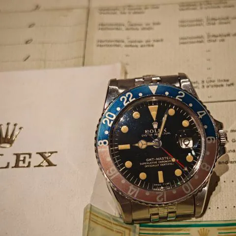 Rolex GMT-Master 1675 40mm Stainless steel Black