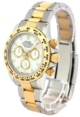 Rolex Daytona 116503 40mm Yellow gold and Stainless steel White 4