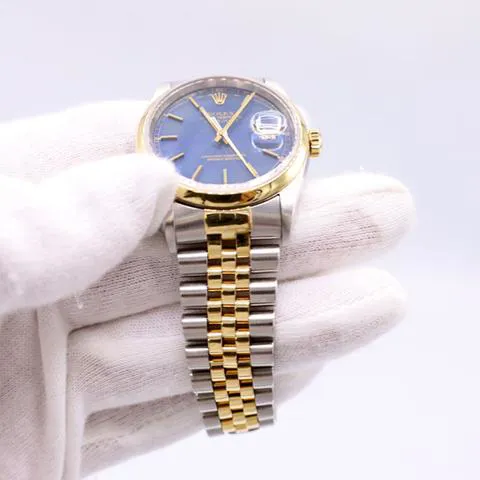 Rolex Datejust 36 16203 36mm Yellow gold and Stainless steel Blue 2