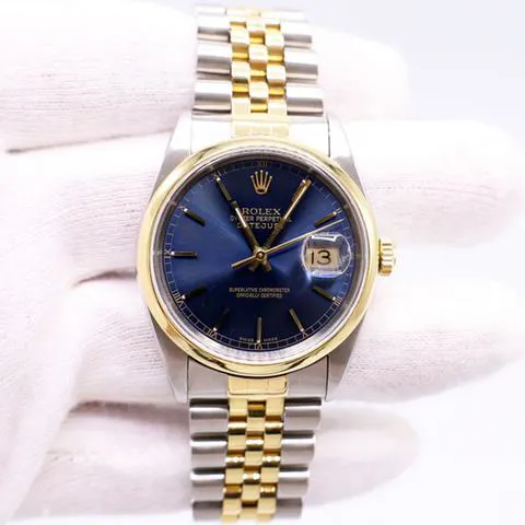 Rolex Datejust 36 16203 36mm Yellow gold and Stainless steel Blue 6