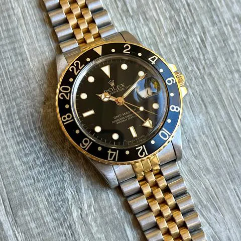 Rolex GMT-Master 16753 40mm Yellow gold and Stainless steel Black 5