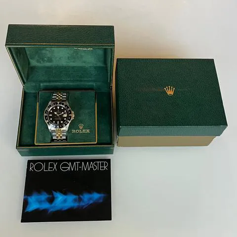 Rolex GMT-Master 16753 40mm Yellow gold and Stainless steel Black 7