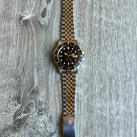 Rolex GMT-Master 16753 40mm Yellow gold and Stainless steel Black 1