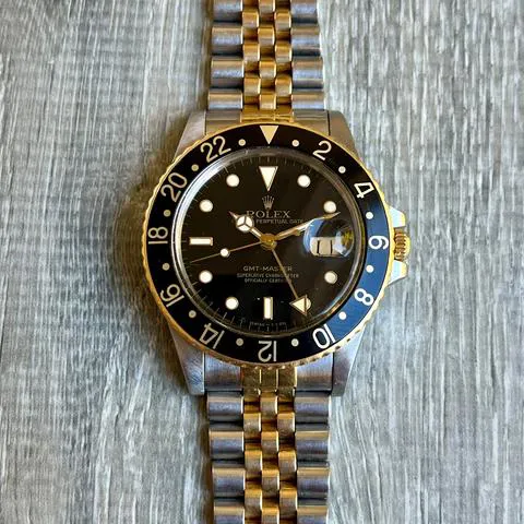 Rolex GMT-Master 16753 40mm Yellow gold and Stainless steel Black 2