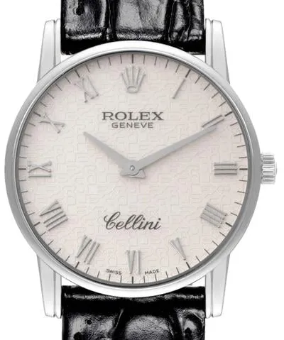 Rolex Cellini 5116/9 32mm White gold White