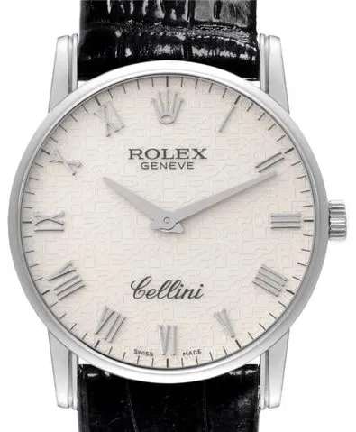 Rolex Cellini 5116/9 32mm White gold White