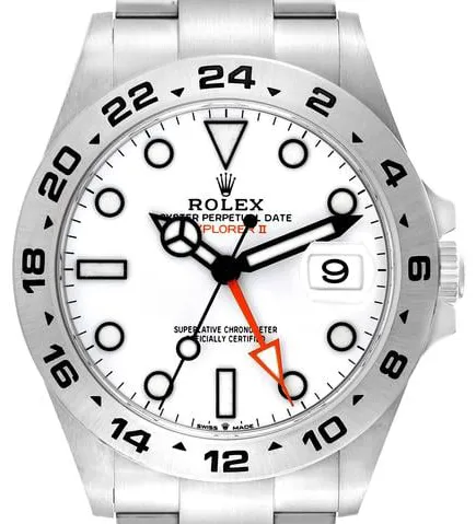 Rolex Explorer II 226570 42mm Stainless steel White