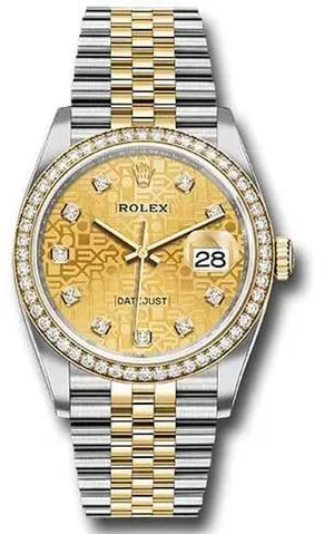 Rolex Datejust 36 126283RBR 36mm Stainless steel Champagne