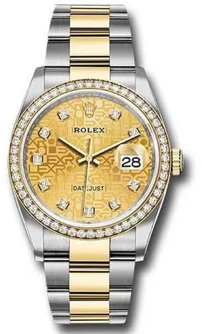 Rolex Datejust 36 126283RBR 36mm Stainless steel Champagne