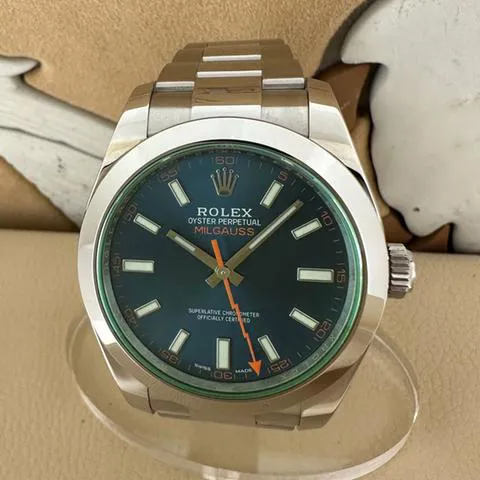 Rolex Milgauss 116400GV 40mm Stainless steel Blue