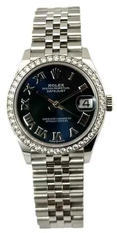 Rolex Datejust 31 278384RBR 31mm Stainless steel Blue