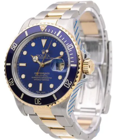 Rolex Submariner 16803 40mm Yellow gold and Stainless steel Blue 5