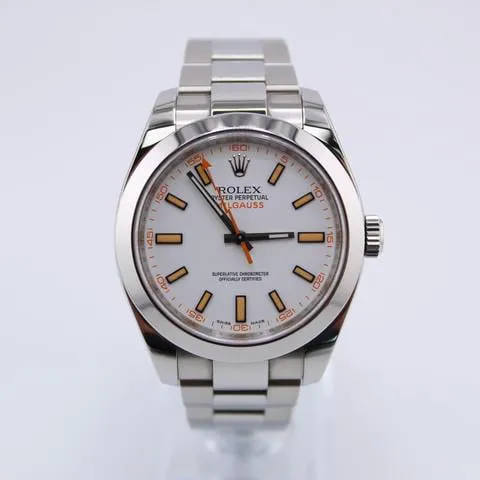 Rolex Milgauss 116400 40mm Stainless steel White 1