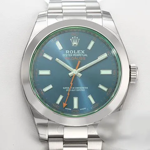 Rolex Milgauss 116400GV 40mm Stainless steel Blue