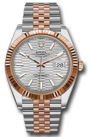 Rolex Datejust 41 126331 41mm Yellow gold and Stainless steel Silver