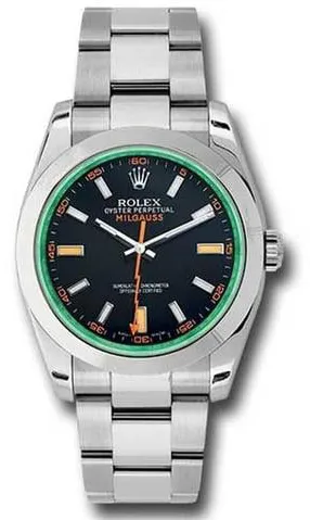 Rolex Milgauss 116400GV BKO 40mm Stainless steel Black