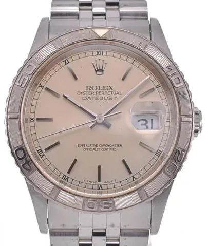 Rolex Datejust Turn-O-Graph 16264 36mm Yellow gold and Stainless steel Silver