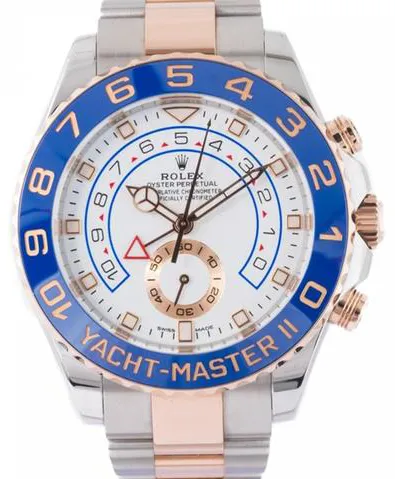 Rolex Yacht-Master II 116681 44mm Yellow gold and Stainless steel White