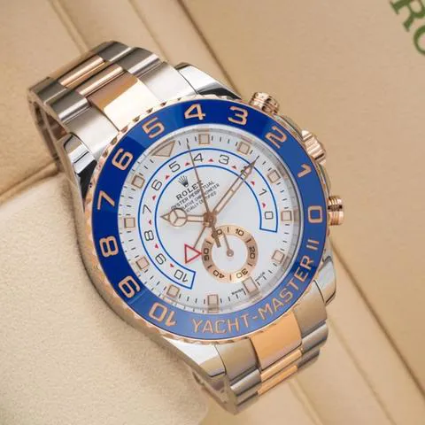 Rolex Yacht-Master II 116681 44mm Yellow gold and Stainless steel White 9