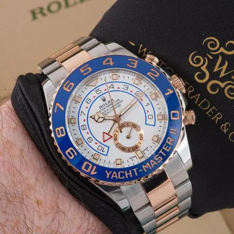 Rolex Yacht-Master II 116681 44mm Yellow gold and Stainless steel White 12